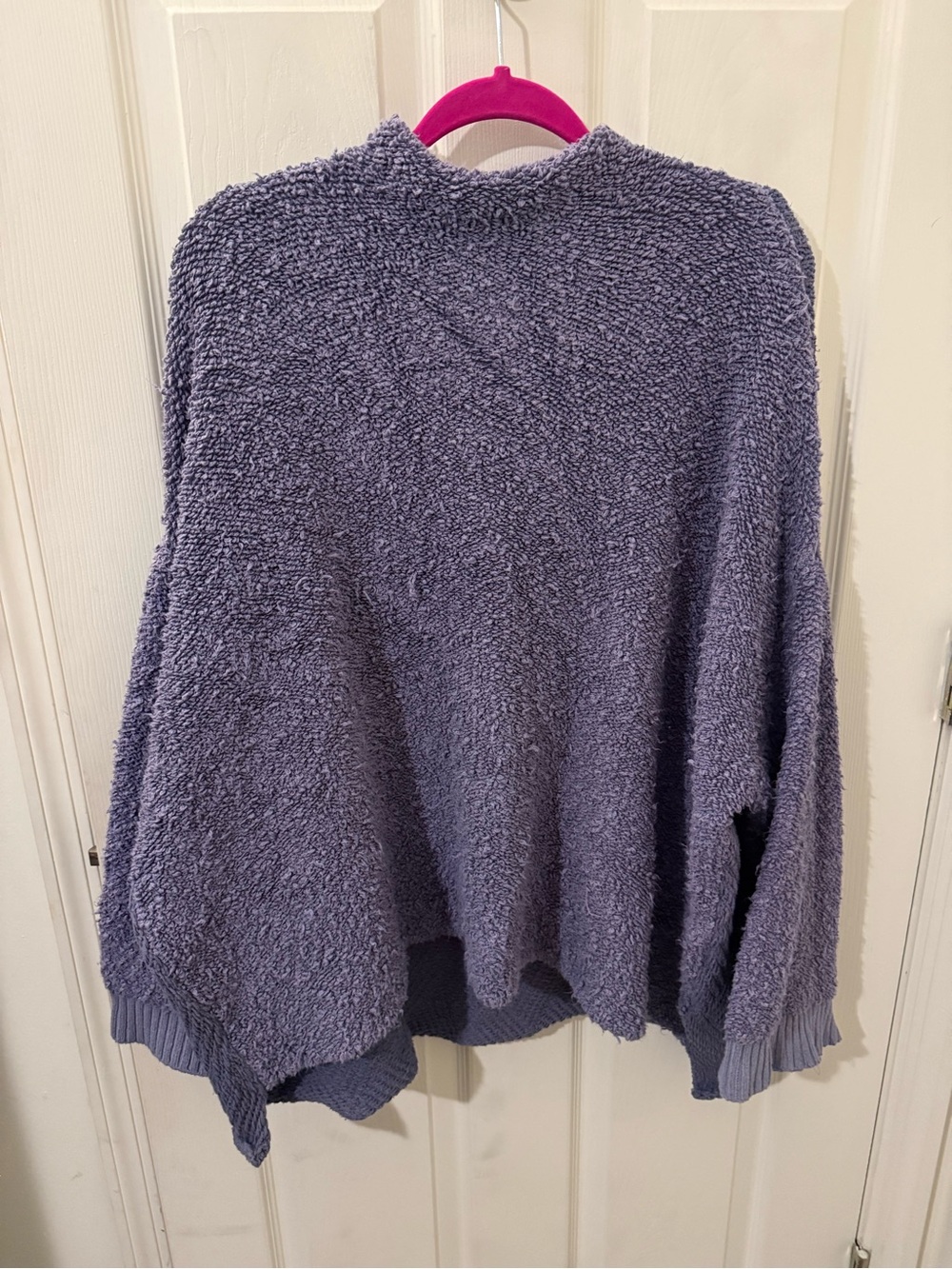 Free People Plush Crewneck Sweater - Dusty Lavender